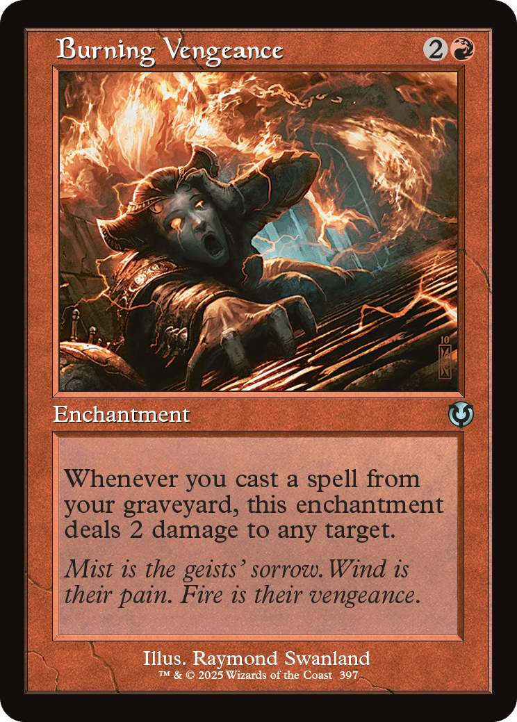 (397) Burning Vengeance - RETRO FRAME